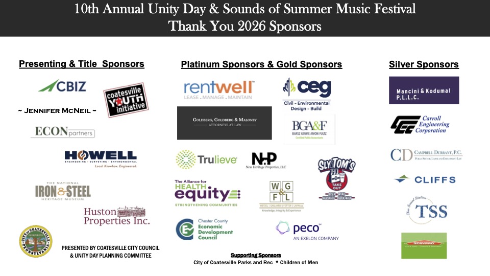 2026 UNITY DAY Sponsors 2026